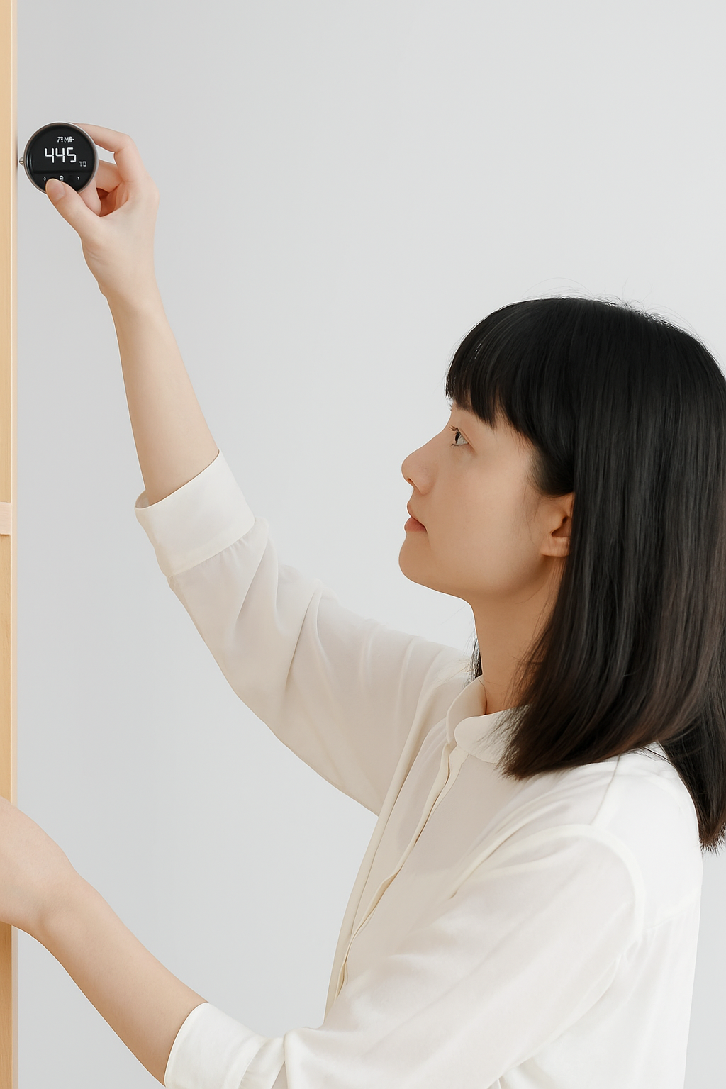 Metru Digital cu Afișaj LED