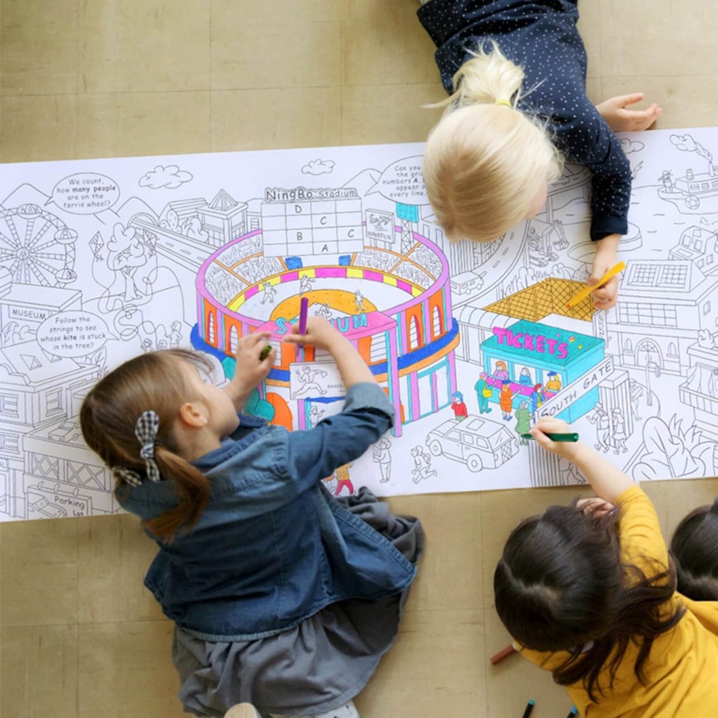 Rolă de Colorat 1+1 Gratis