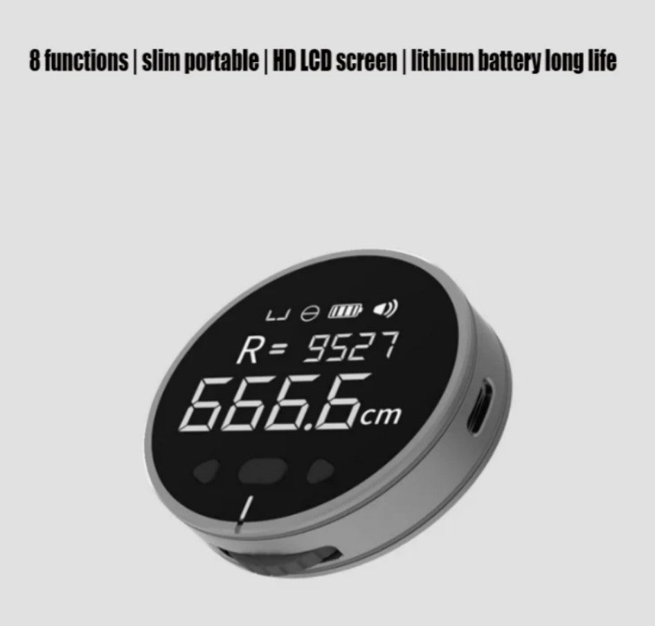 Metru Digital cu Afișaj LED